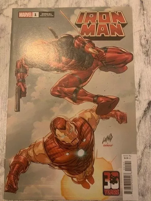 Iron Man Annual 1 Liefeld Deadpool 30th variant Marvel 2021 MCU NM 1st Print