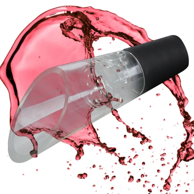 Pratico beccuccio bottiglia sapore migliorato regali trasparenti portatili per gli amanti del vino
