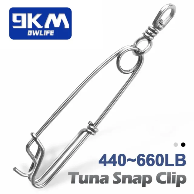 LONG LINE FISHING Floatline/Tuna Clips Stainless Steel Snap Swivel