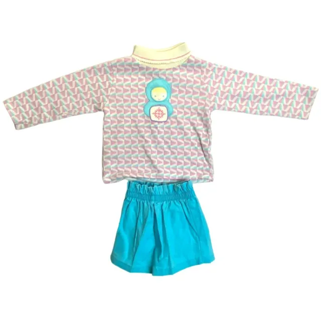 Vintage 2T Kids Toddler Health Tex Playstuff Shirt Sweatshirt Shorts 70s 80s