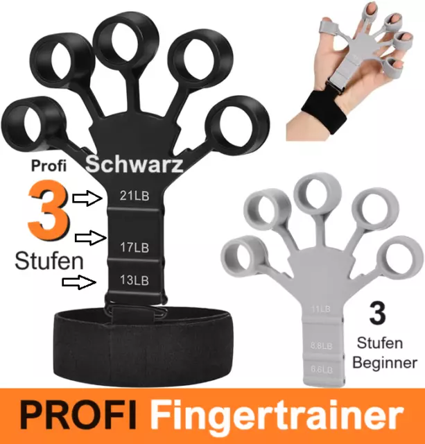 Fingertrainer Unterarmtrainer Hand Finger Muskel Krafttrainer Handgriff Therapie