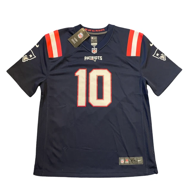 Maglietta New England Patriots (taglia 18-20y) bambino Nike NFL Home top - Jones - Nuova