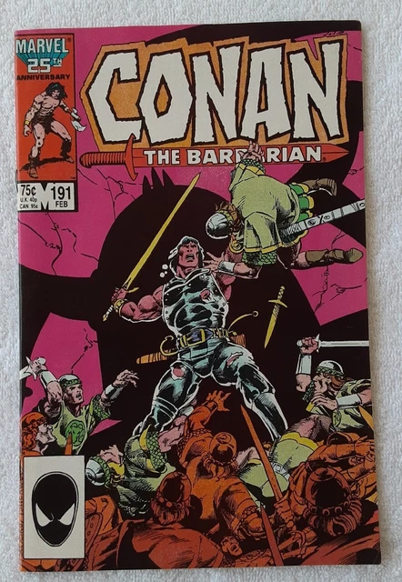 Conan the Barbarian #191 (Marvel, 2/87) 8.0 Very Fine (Direct Edition)