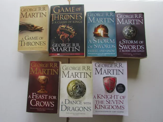 Song of Ice and Fire Game of Thrones Hardcover books set 1-5 George R. R.  Martin