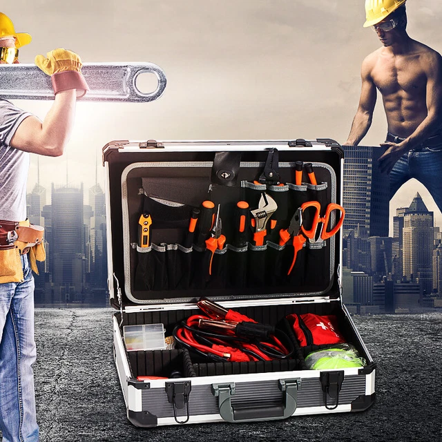 ALUMINUM HARD TOOL Case Can Storage All Your Tools in One Toolbox with
