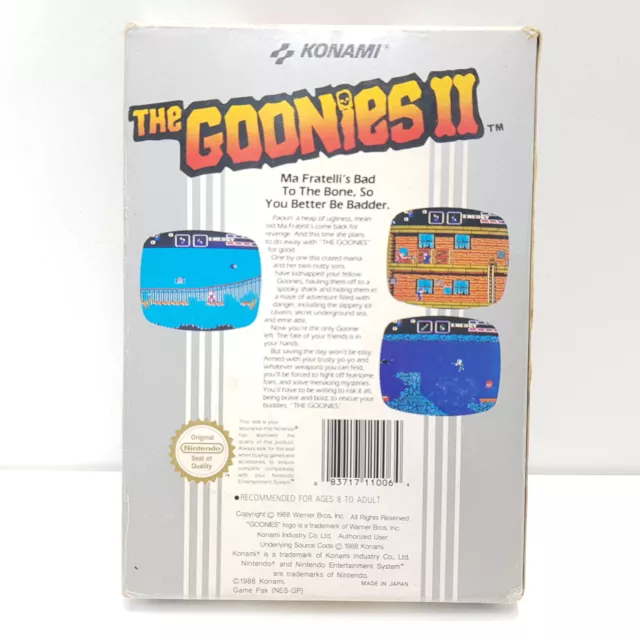 Los Goonies II NES (FR) (PO179729) 2