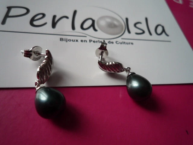 Boucles D'oreilles Anciennes En Or 18K Avec Perle De Culture 4mm - Années 1950/60 - Poinçon Aigle