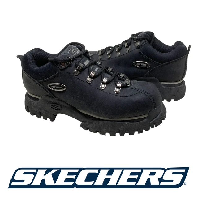 Vtg Y2K Skechers Jammers Sz 8 Platform Grunge Chunky Lug Sole Shoes Wednesday