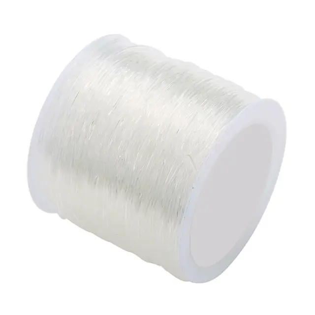 1Roll Clear Elastic Cord Thread Shoelaces for Necklace Bracelet Beading DIY