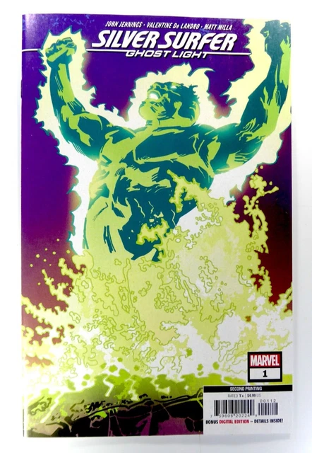 Marvel SILVER SURFER: GHOST LIGHT (2023) #1 2nd PRINT Key 1st App NM Ships FREE!