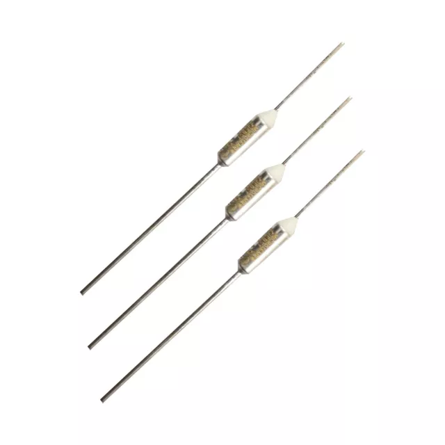 (QTY:3)  NEW MICROTEMP ® ZJEBST G4A00 240C TF THERMAL CUTOFF FUSE - 3 Fuses Pack