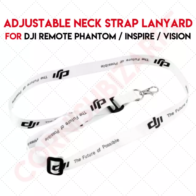 Adjustable Neck Strap Lanyard For Dji Remote Phantom / Inspire / Vision - Uk 2