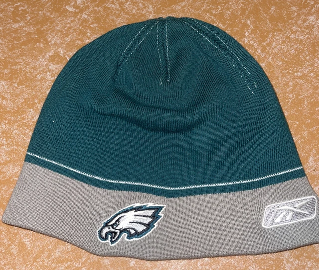 NFL Philadelphia Eagles Hat Reebok Adult Winter Knit Cap Beanie Green