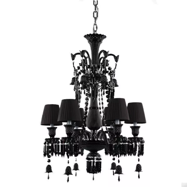 6 Head Modern Crystal Chandelier Home Decor Pendant Lamp Luxury Hanging Light