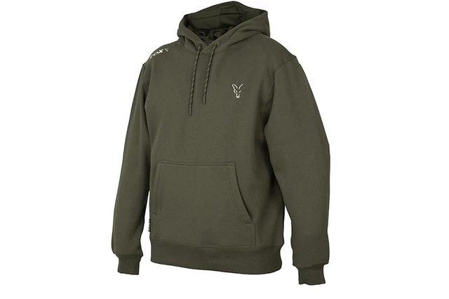 FOX NEU Kollektion grün & silber Hoodie/Kapuzenpullover - Karpfenangeln - alle Größen