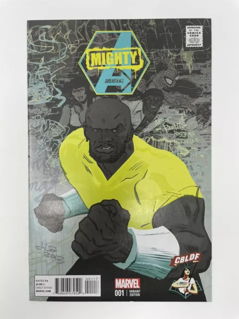 Mighty Avengers Vol 2 #1 CBLDF Exclusive Variant Cover 2015 Marvel Comics MCU