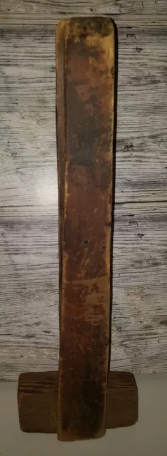 Anitque Vintage Wooden Wood Primitive Barn Rustic Leather Boots Shoes Stretcher