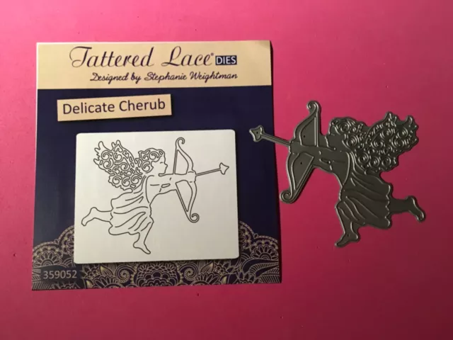 Tattered Lace Die TLD 960  Delicate Cherub sent Tracked Aust Post