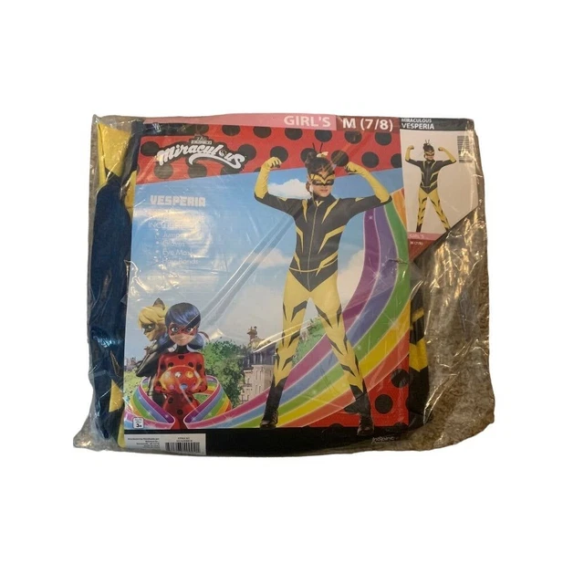 Medium (7/8) Vesperia Miraculous Ladybug Girls Youth Halloween Costume