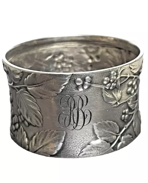 Napkin Ring Christofle Encrypted Metal Silver IN Decor Mures Sauvages