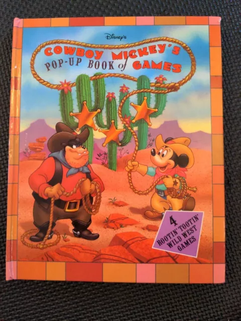 DISNEY'S COWBOY MICKEY'S POP-UP BOOK OF GAMES: 4 ROOTING By Vaccaro Associates