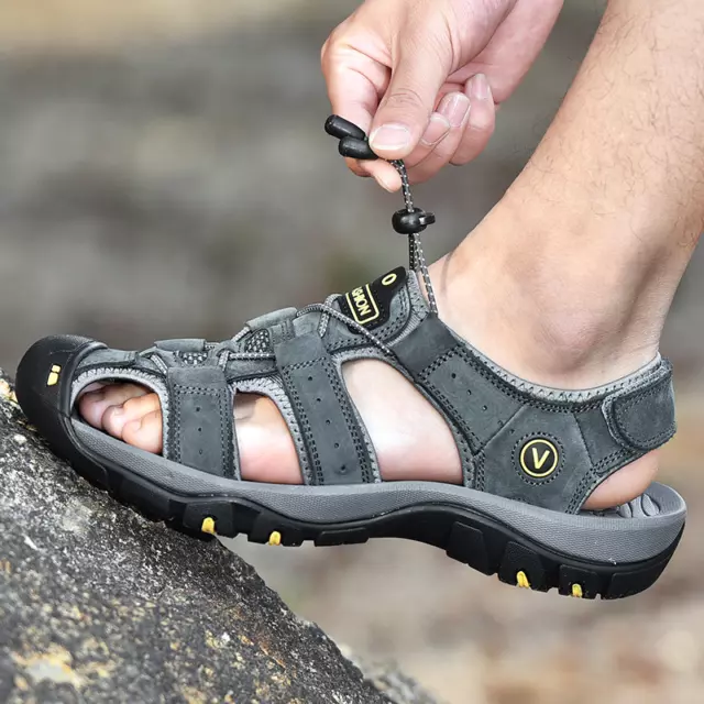 Mens Sandals Athletic Sports Trail Hiking Adventurous Walking Sandals Shoes Size