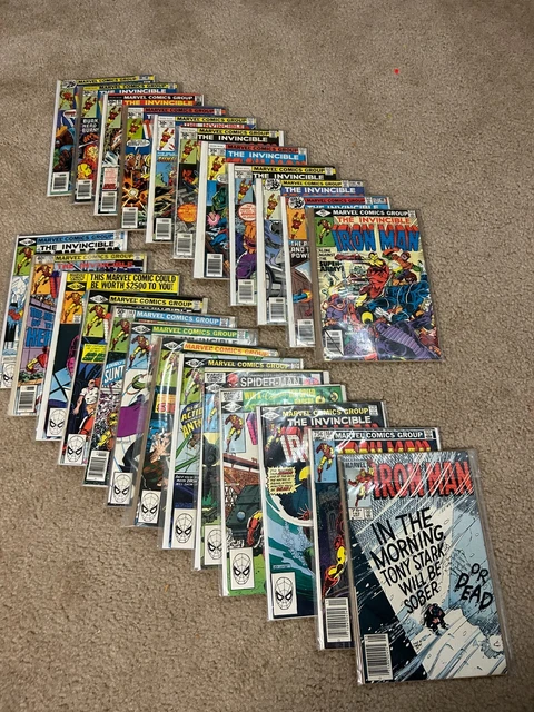 Invincible Iron Man 47 Issue lot between #88-182 Silver/Bronze Age 42 50 52 1968
