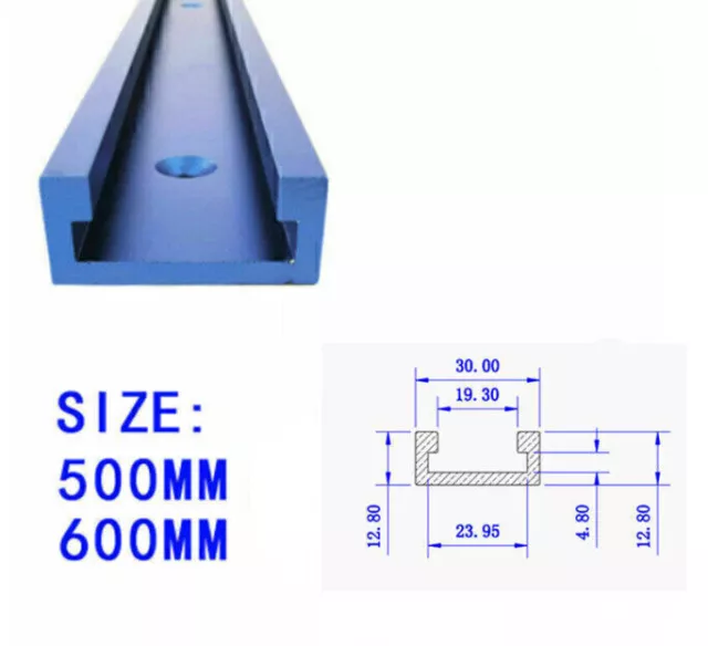 T-Track Führungsschiene T-Nut Werkzeuge Für Holzbearbeitung Aluminiumlegier N3Z4