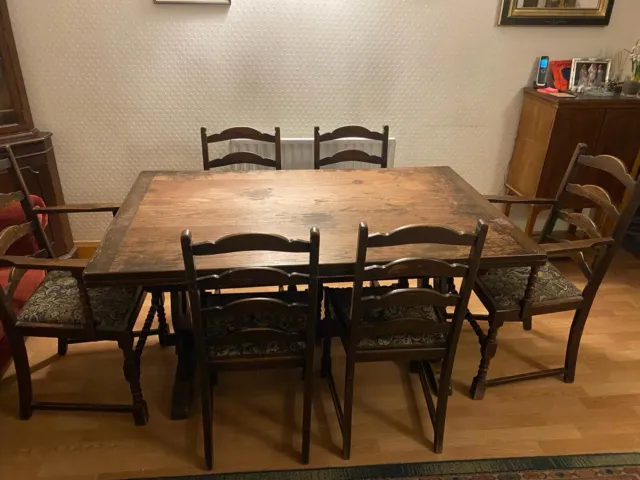 jaycee oak Extendable Dining Table And 6 Chairs