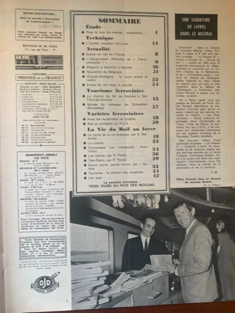 La Vie du Rail n°1195 du 05/1969; Mise en service de Transcontainer I/ Schepdaal 2
