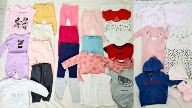 Huge 31#item bundle Baby girl 3-6 months clothing tops  Trousers Vests Tops