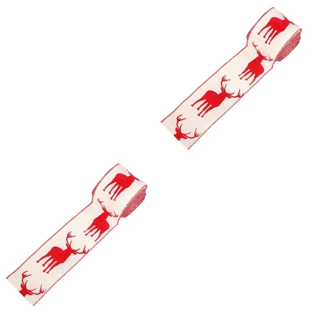 2 rollen von Weihnachten Diy Bänder Weihnachten Geschenk Bänder
