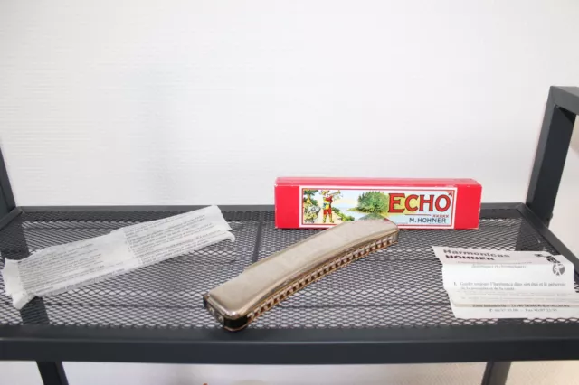 Harmonica Hohner ECHO Clé C 24 trous  En très bel état