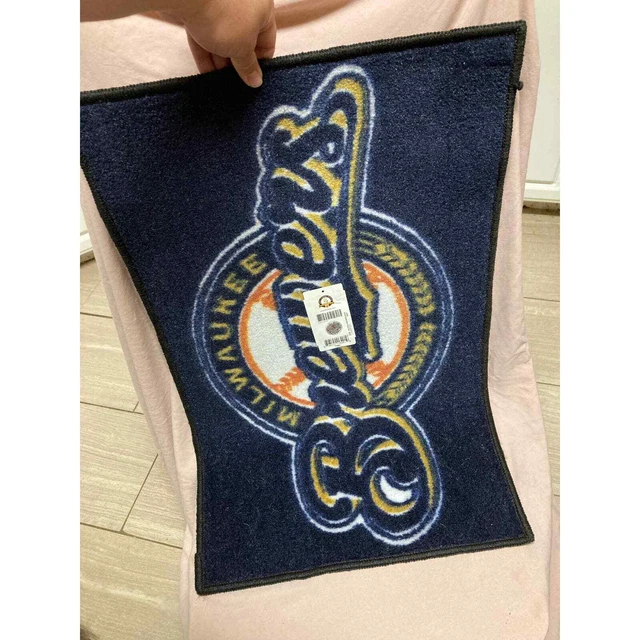 "Alfombra de inicio MLB - Milwaukee Brewers 19""x30"