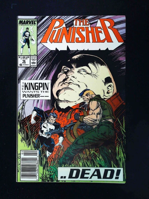 Punisher #16 (2Nd Series) Marvel Comics 1989 Vf+ Newsstand