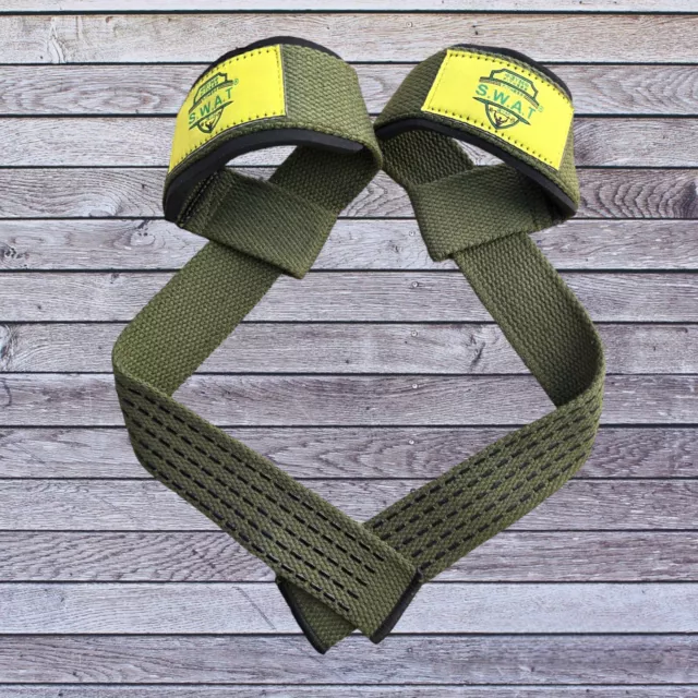 Cinghie Sollevamento pesi, Fasce DA Polso Per Allenamento. Lifting Straps Set