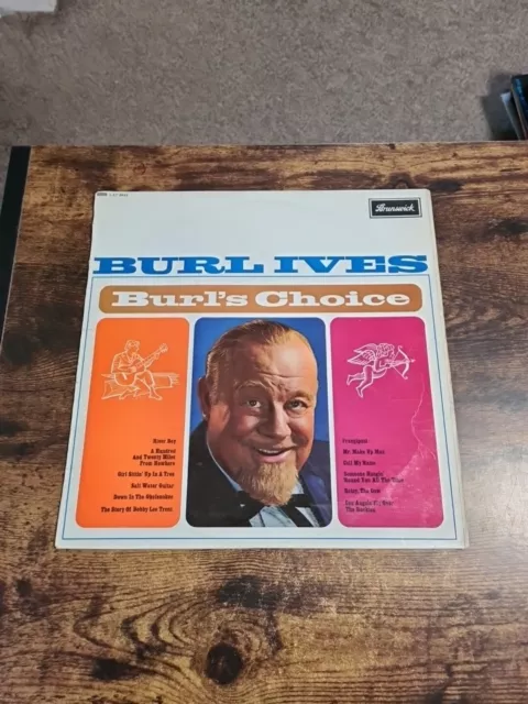 Burl Ives - Burl's Choice - Brinswick - LAT8643 - UK - VG+ - VG - VG - LP