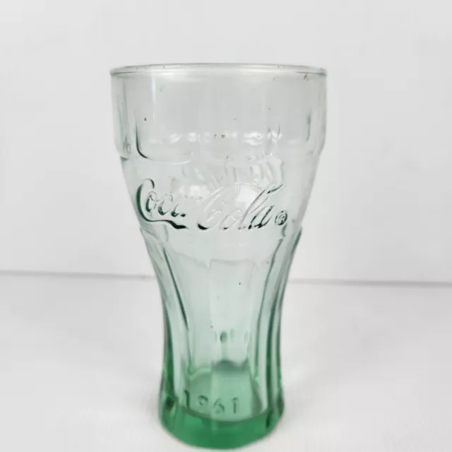 Collectable ~ Coca Cola Glass ~ The Year of "1961"~Green~Macca's 2015 AS NEW