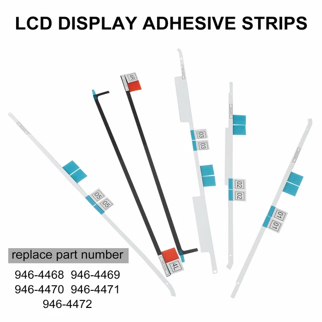LCD Screen Adhesive Strip Sticker Tape Repair Kit for iMac 21.5"A1418 2017 2019 2