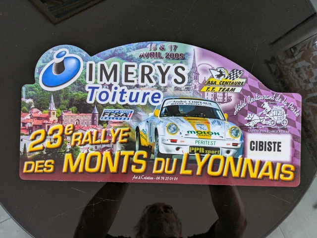 Plaque Publicitaire Ancienne - 10ème ICCCR 1995 Citroen Total (Automobile)