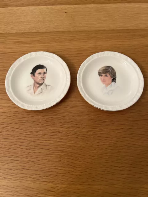 Royal Albert Bone China plates Marriage Of Prince Of wales & Lady Diana Spencer