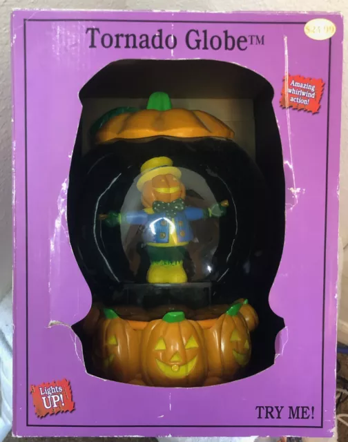 New Halloween Scarecrow Spooky Animated Tornado Globe Music Lights Spins CBOCS New Halloween Scarecrow Spooky Animated Tornado Globe Music Lights Spins CBOCS