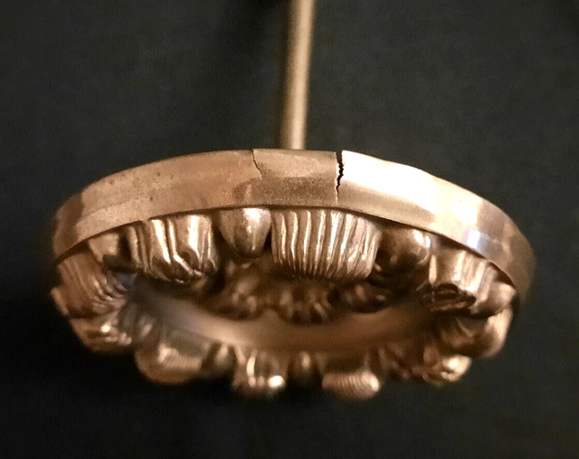 Antique Set Of 4 Brass Hollow Curtain Tie Backs Victorian Era 4 1/4" 6