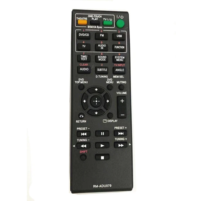 Telecomando VINABTY RM-ADU079 Di Ricambio Per Sistemi AV Sony – Compatibile Con DAV-TZ715, HBD-TZ135 E Altri