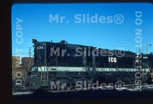Original Slide ICG Illinois Central Gulf /Southern Railway Paint SD24 6315