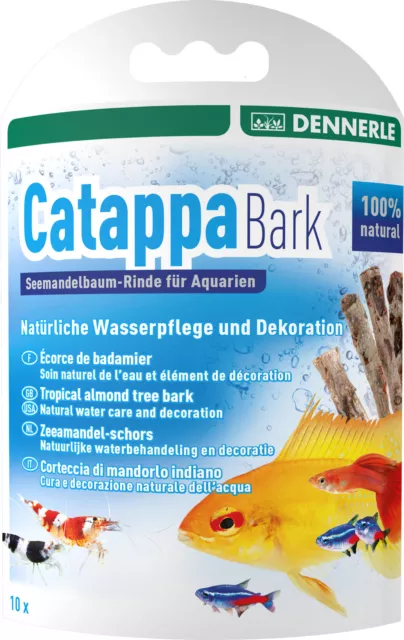 Dennerle Catappa Bark For Shrimp & Fish - Antibacterial Antifungal