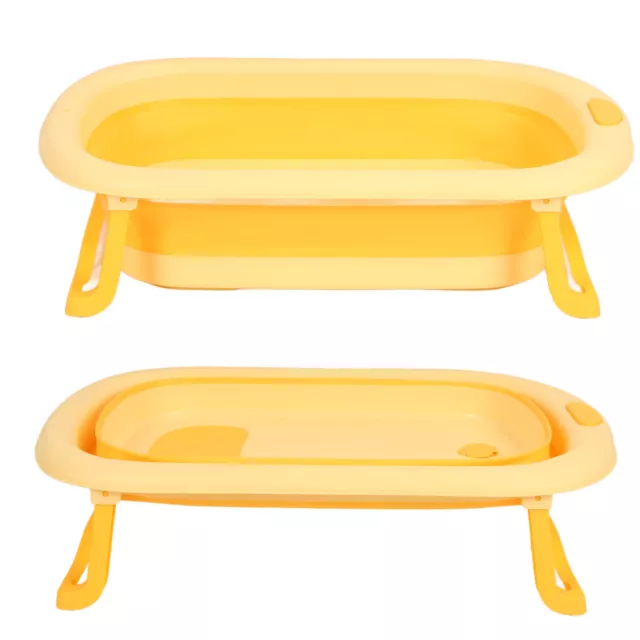 Foldable Baby Bathtub Collapsible Baby Bathtub Large Capacity For Home Use