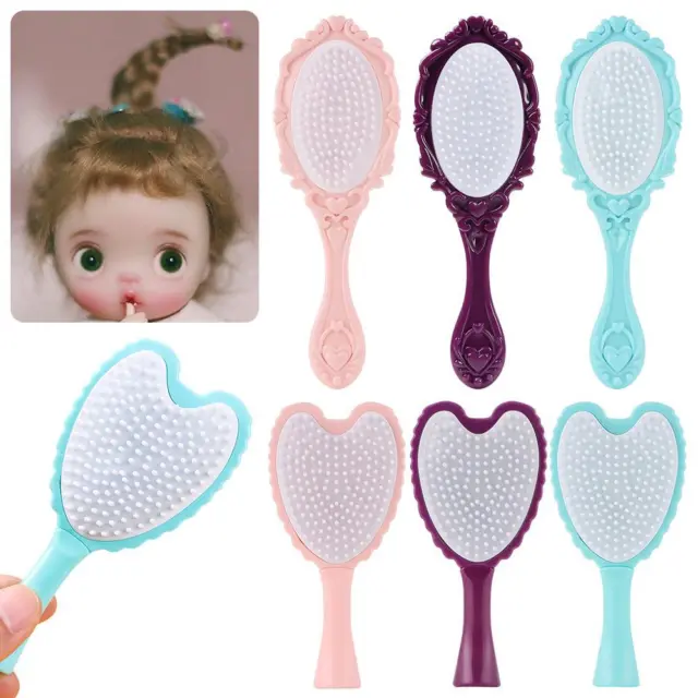 Plastic Comb Doll Accessories Dollhouse Decorations Eyelash Eyebrow Combs