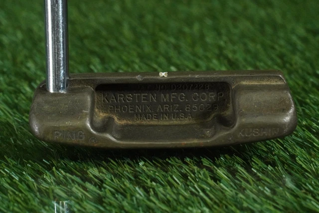 Putter Vintage Ping Kushin Karsten Mfg ANSER - 34" (acier, Occasion, Changement Grip Conseillé)
