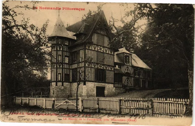 CPA Le Manoir de la Fauvetiére, prés VIMOUTIERS (195199)